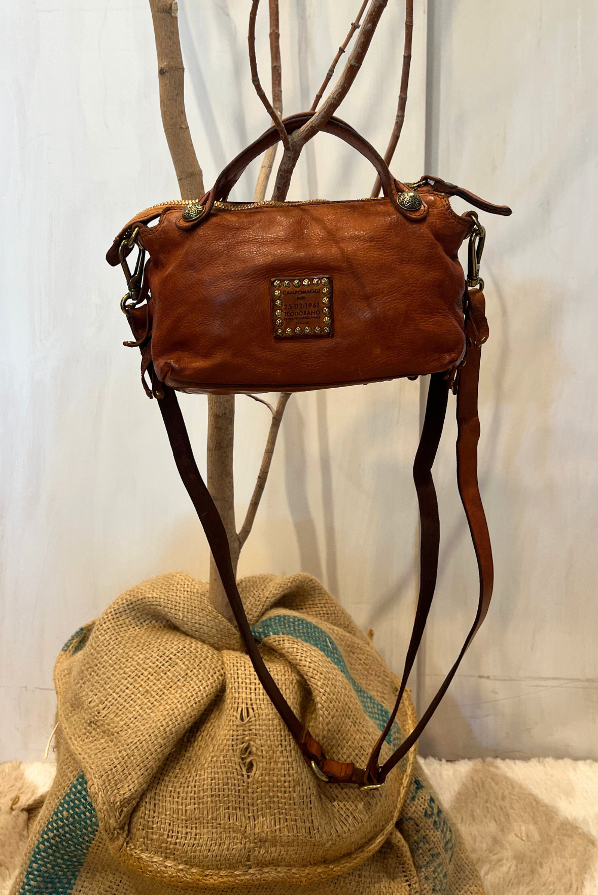 Borsa Melissa con frangine