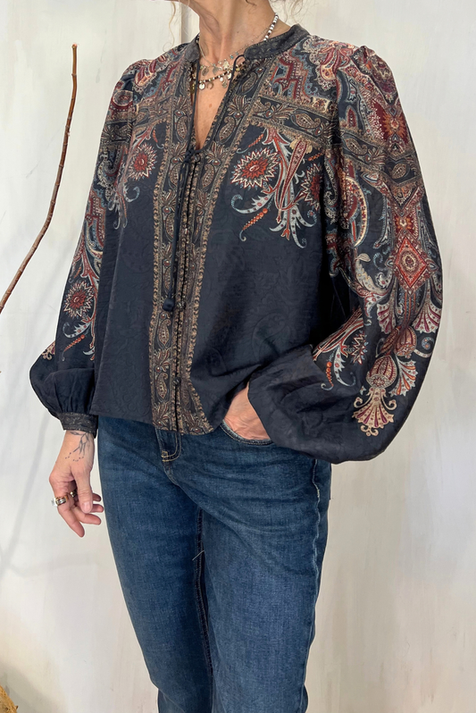 Camicia maniche a palloncino