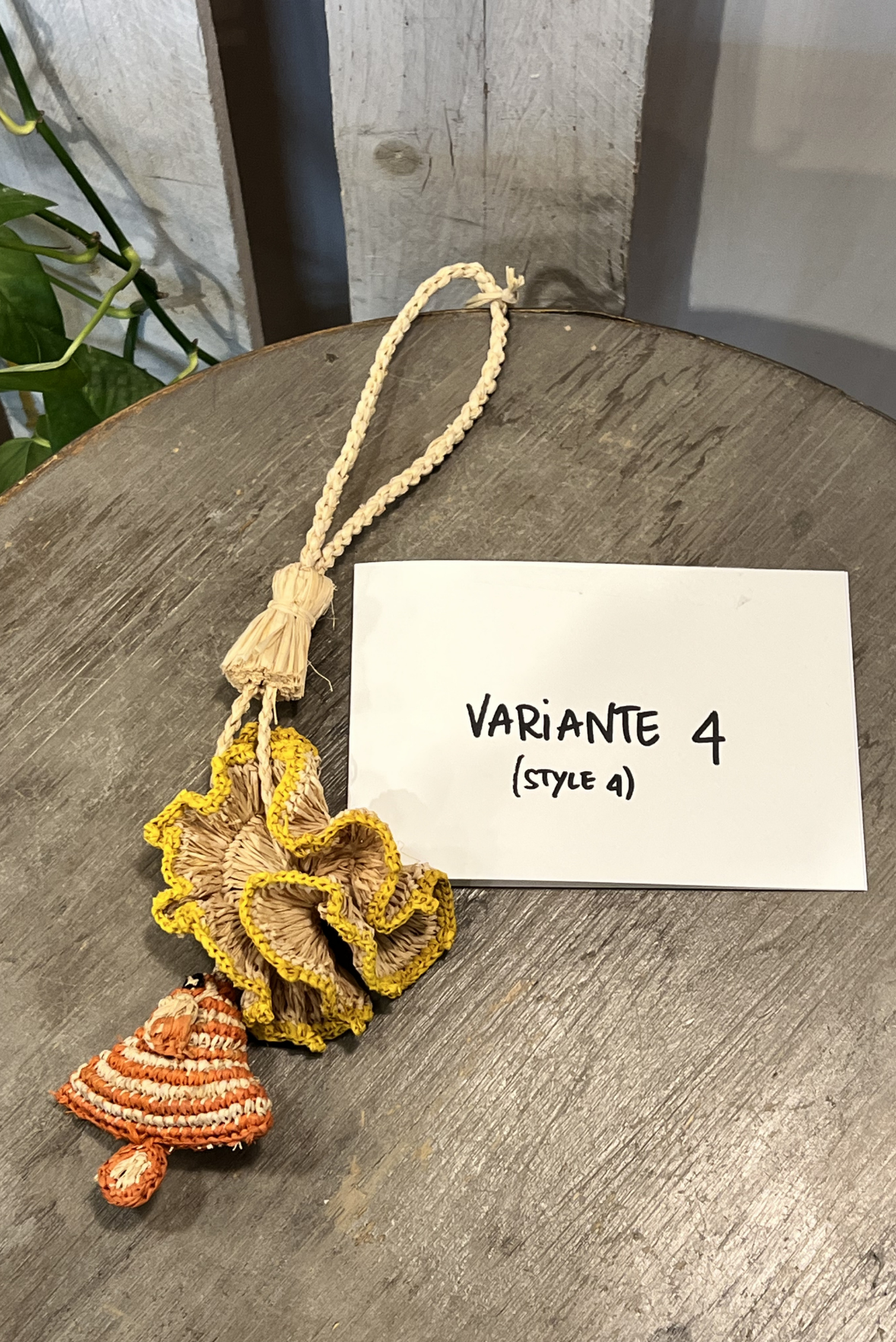 Charms in rafia