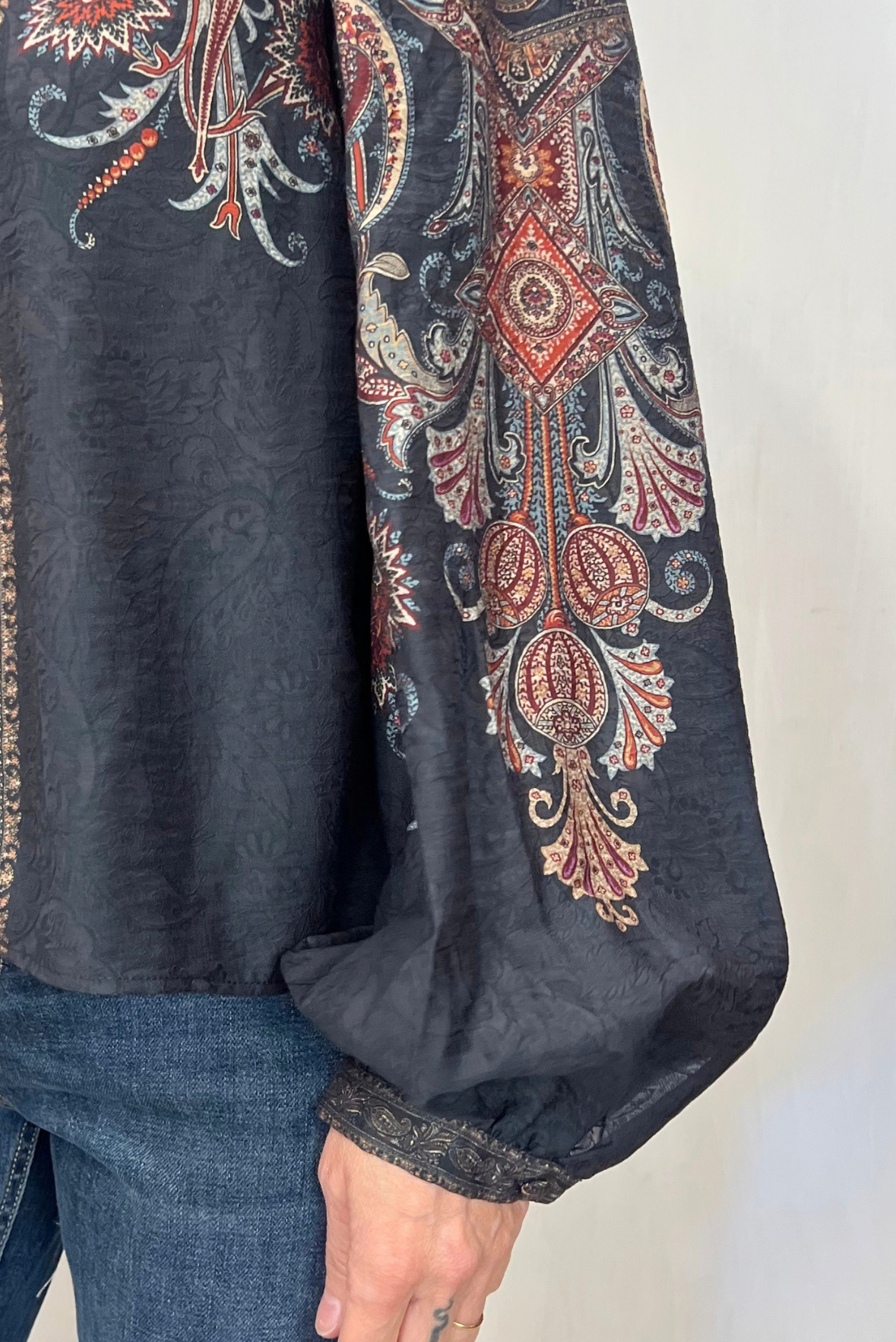 Camicia maniche a palloncino