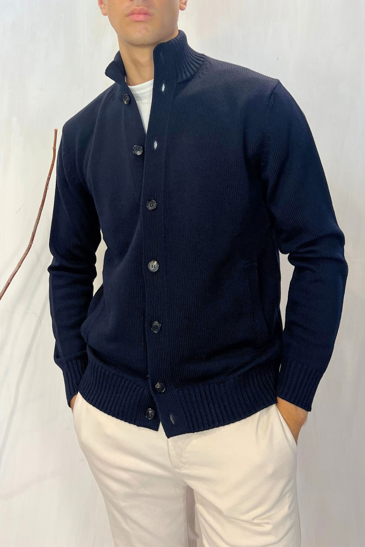 Cardigan in lana vergine