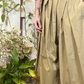 Pantalone a palazzo in popeline