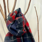Sciarpa tartan misto cashmere