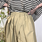 Pantalone a palazzo in popeline