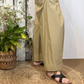 Pantalone a palazzo in popeline