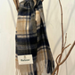 Sciarpa tartan misto cashmere
