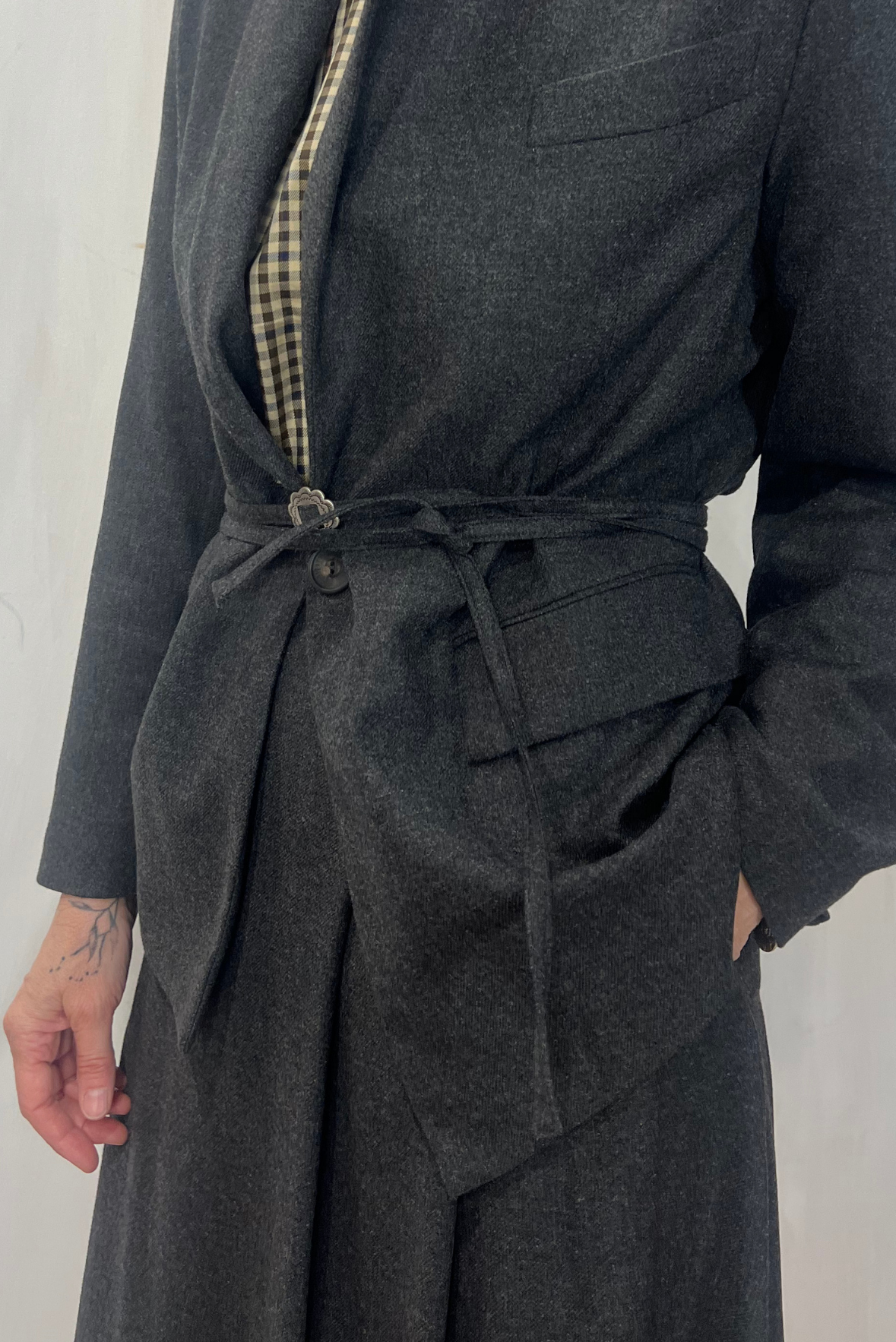 Blazer con cinturina