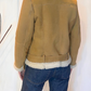 Montone biker in pelle