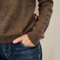 Maglia in cashmere peloso
