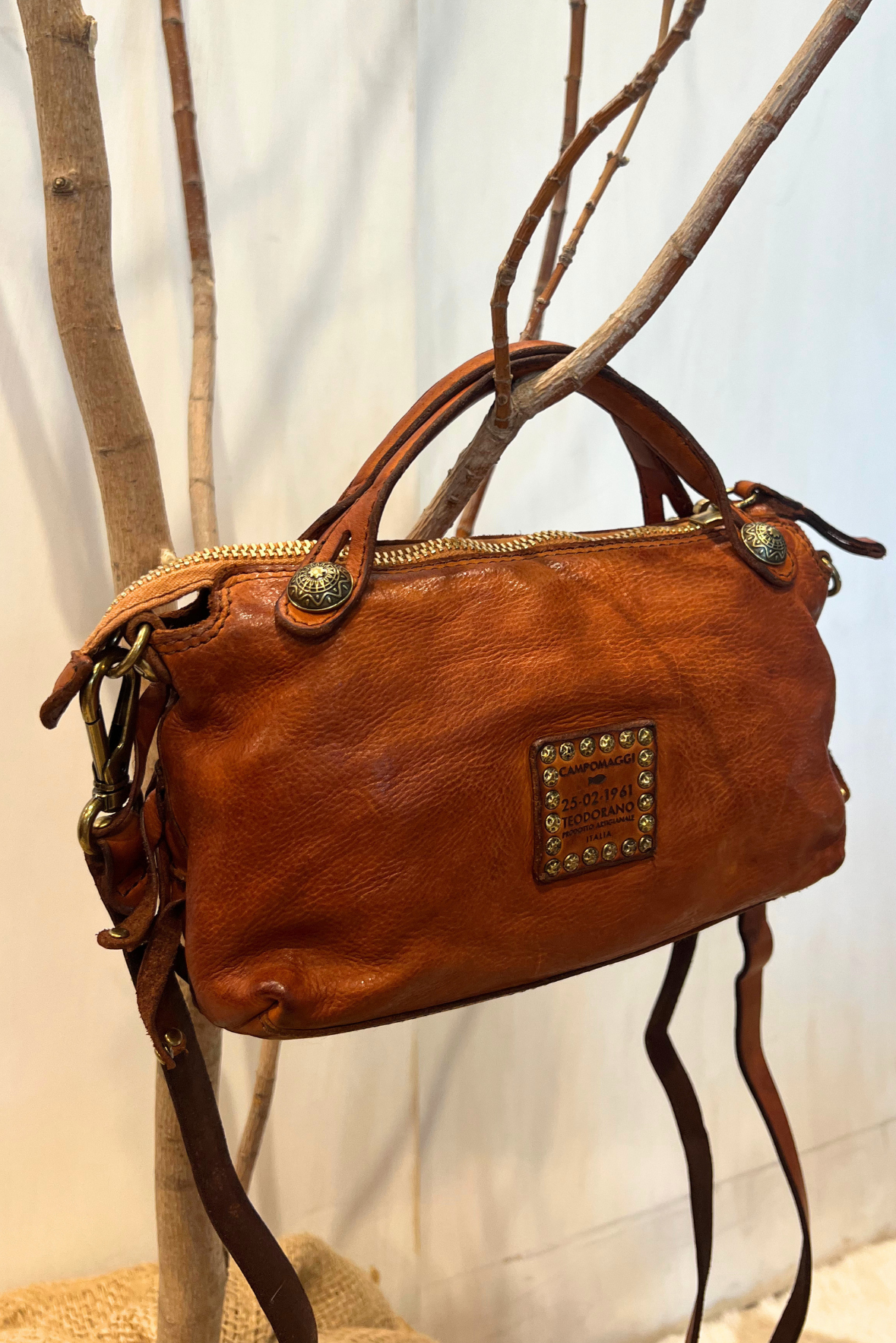 Borsa Melissa con frangine