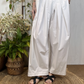 Pantalone a palazzo in popeline