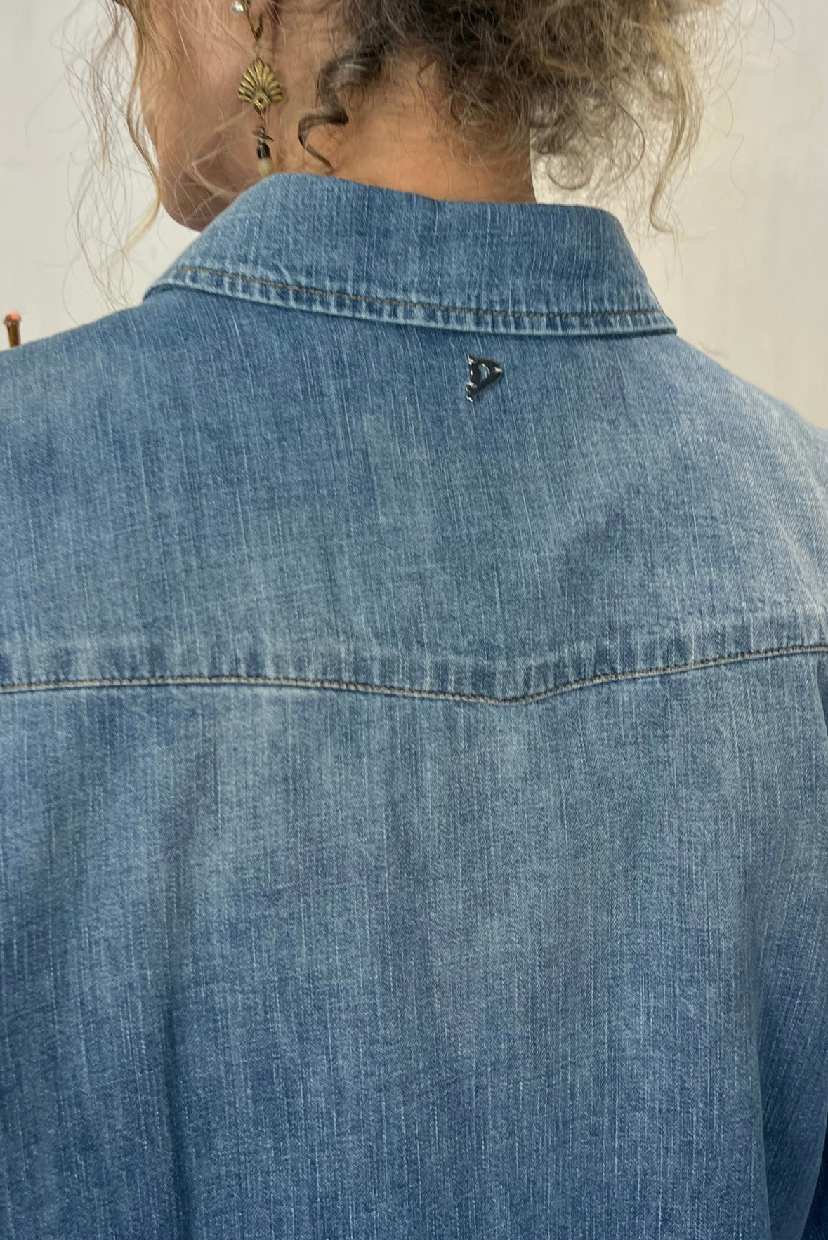 Camicia denim texana