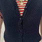 Gilet in maglia operata