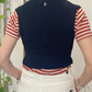 Gilet in maglia operata
