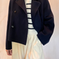 Peacoat corto in lana