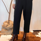 Pantalone balloon gessato