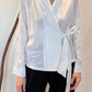 Camicia kimono con perline