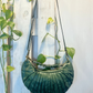 Borsa mezzaluna in pelle