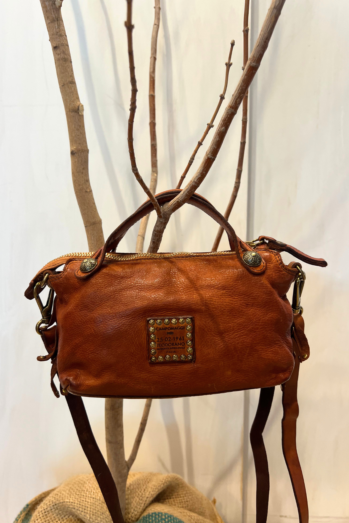 Borsa Melissa con frangine