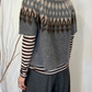 Maglia jacquard in alpaca