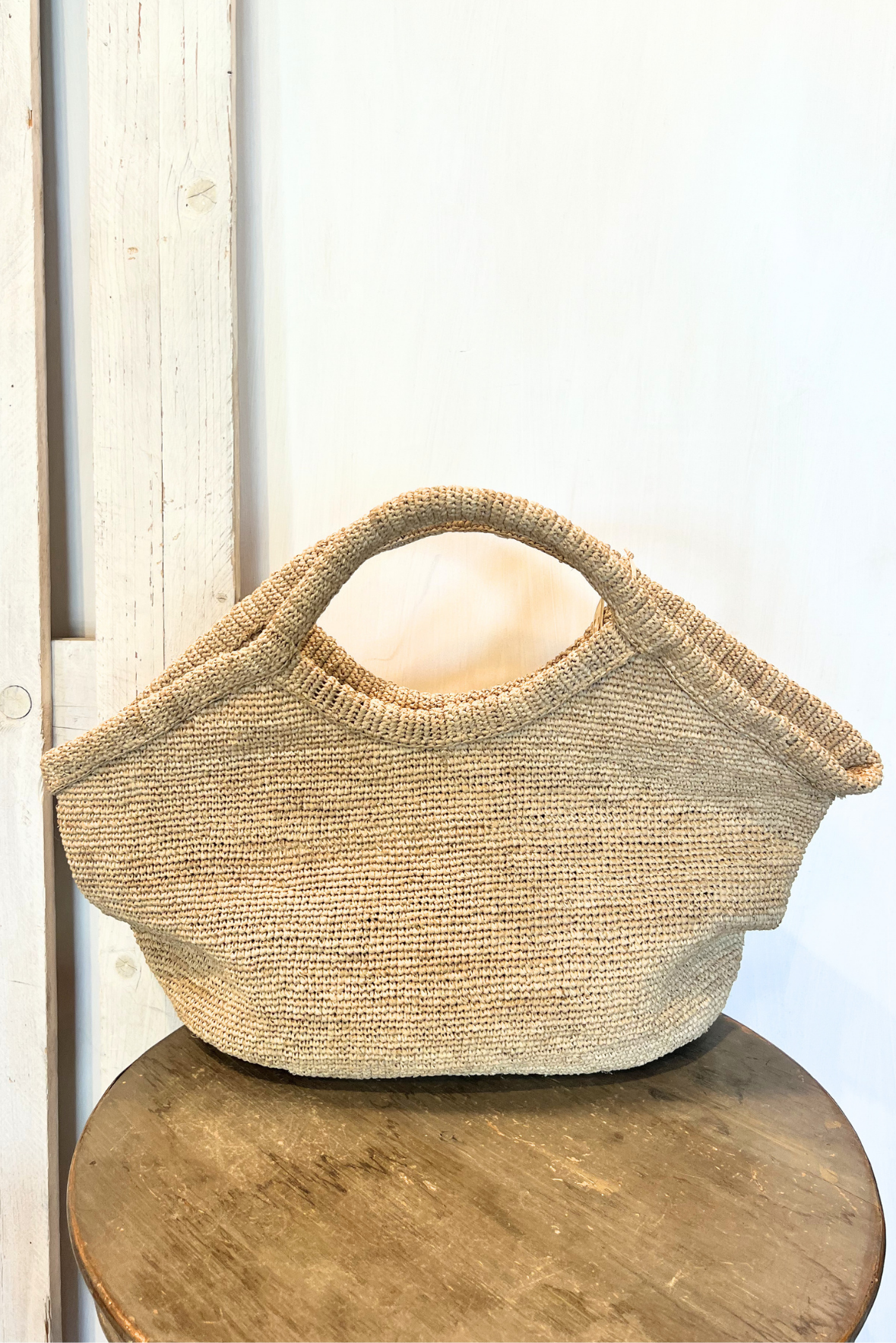 Shopper in rafia