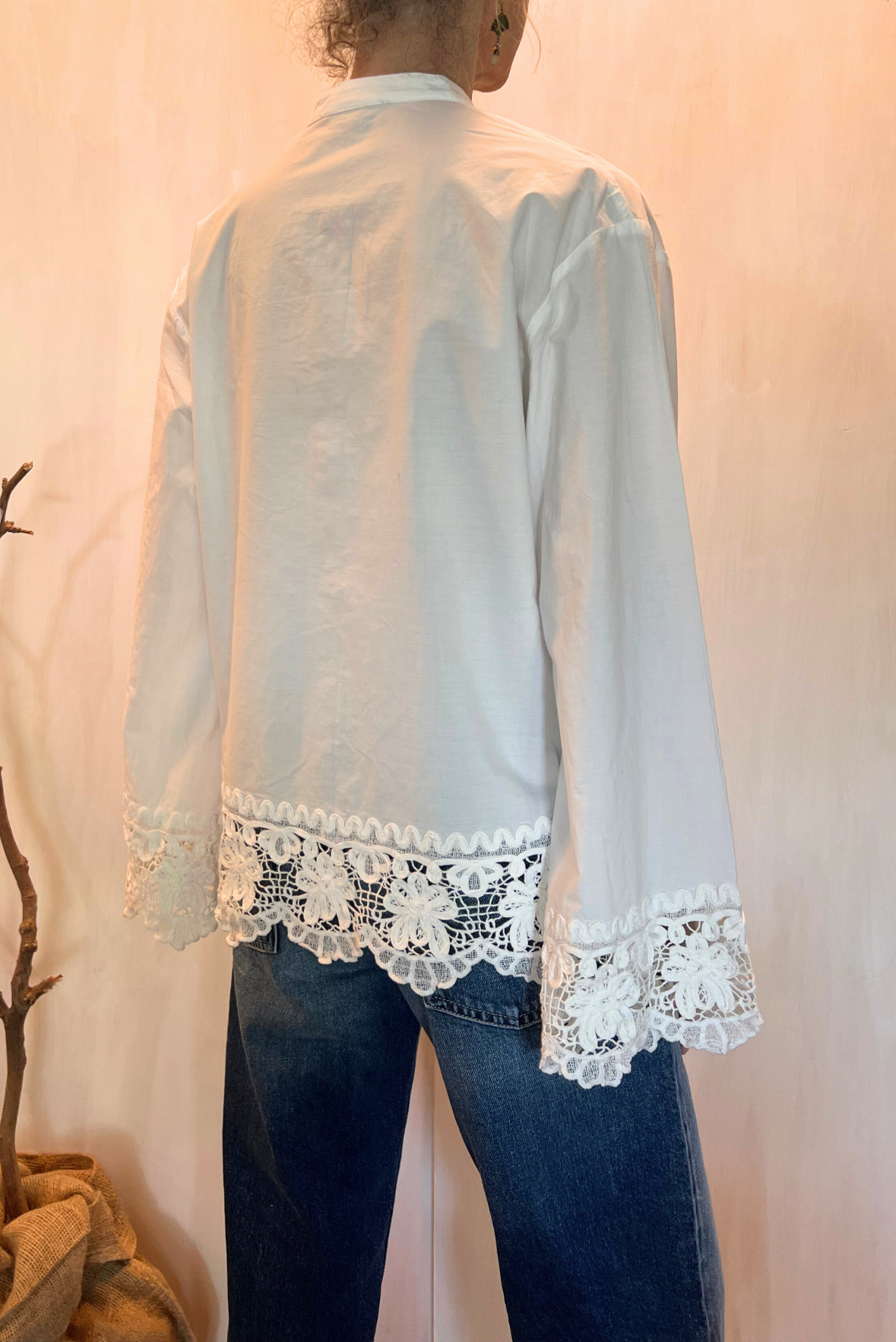 Camicia con maxi manica
