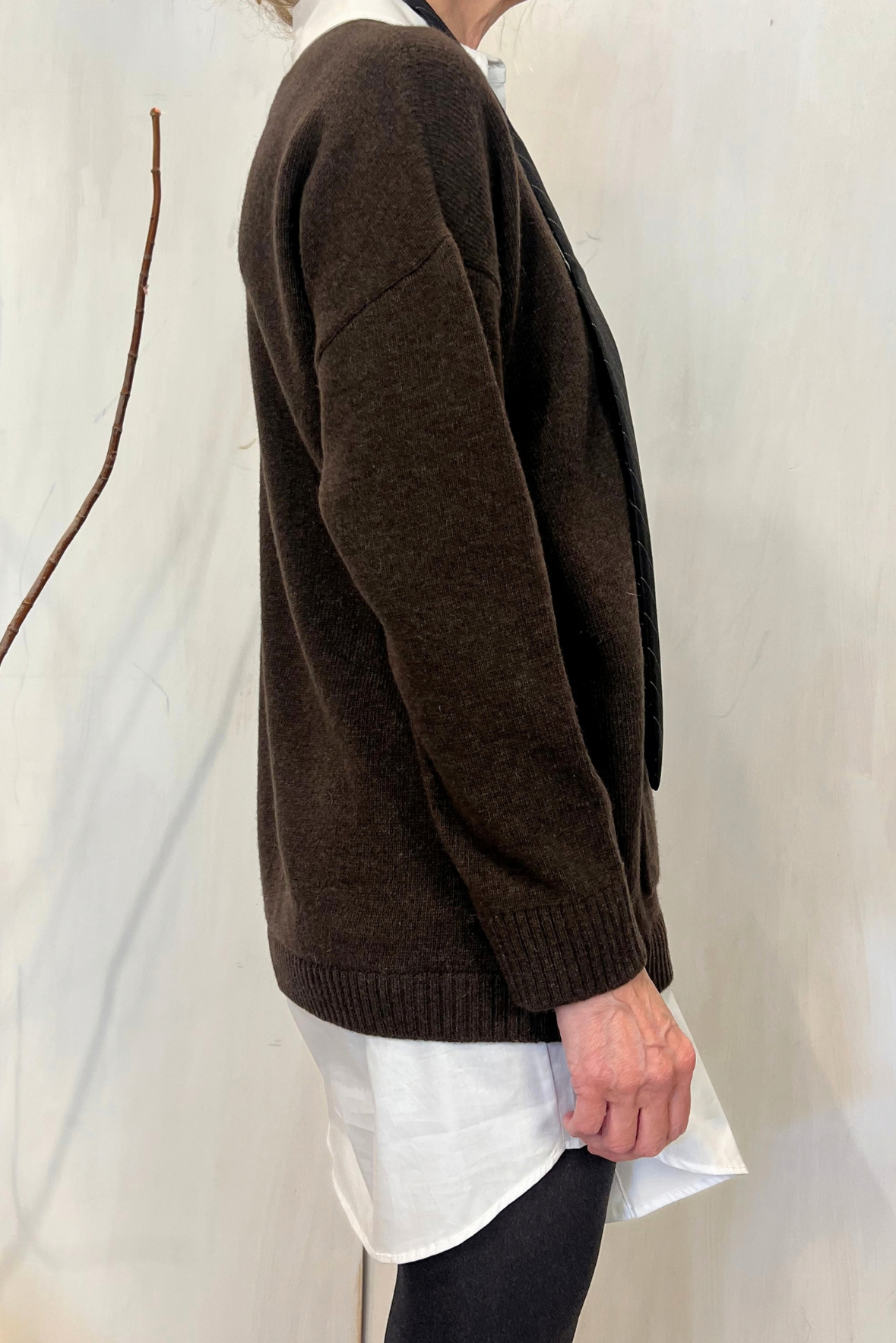 Abito in maglia sovrapposto
