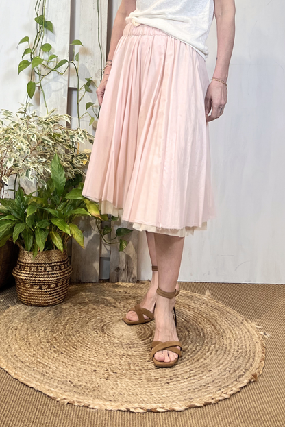 Gonna doppiata tulle