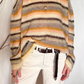 Maglia a righe in mohair