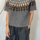 Maglia jacquard in alpaca