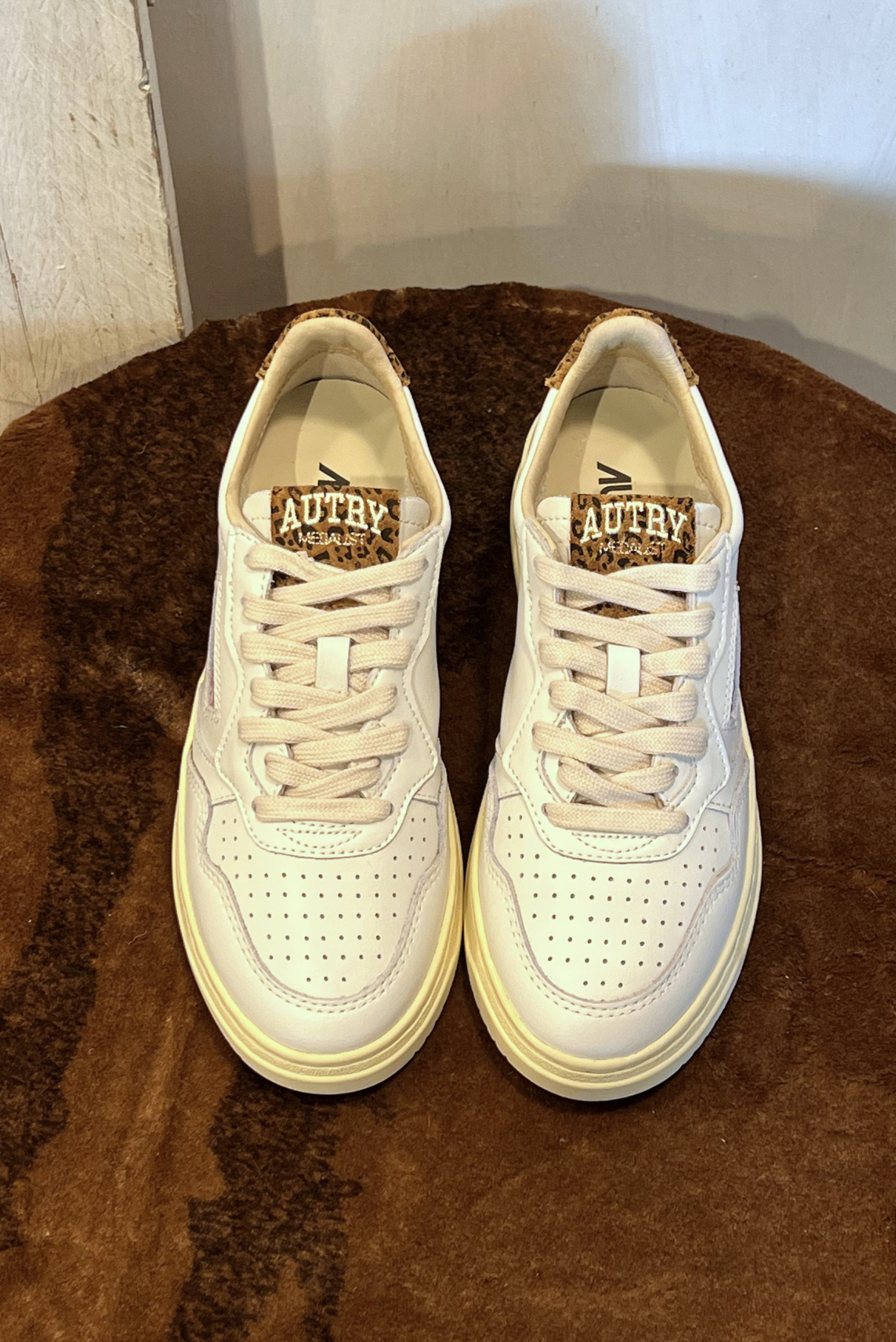 Sneakers Medalist dettagli leopardo