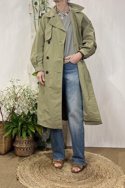 Trench in nylon