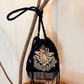 Borsa in velluto con perline