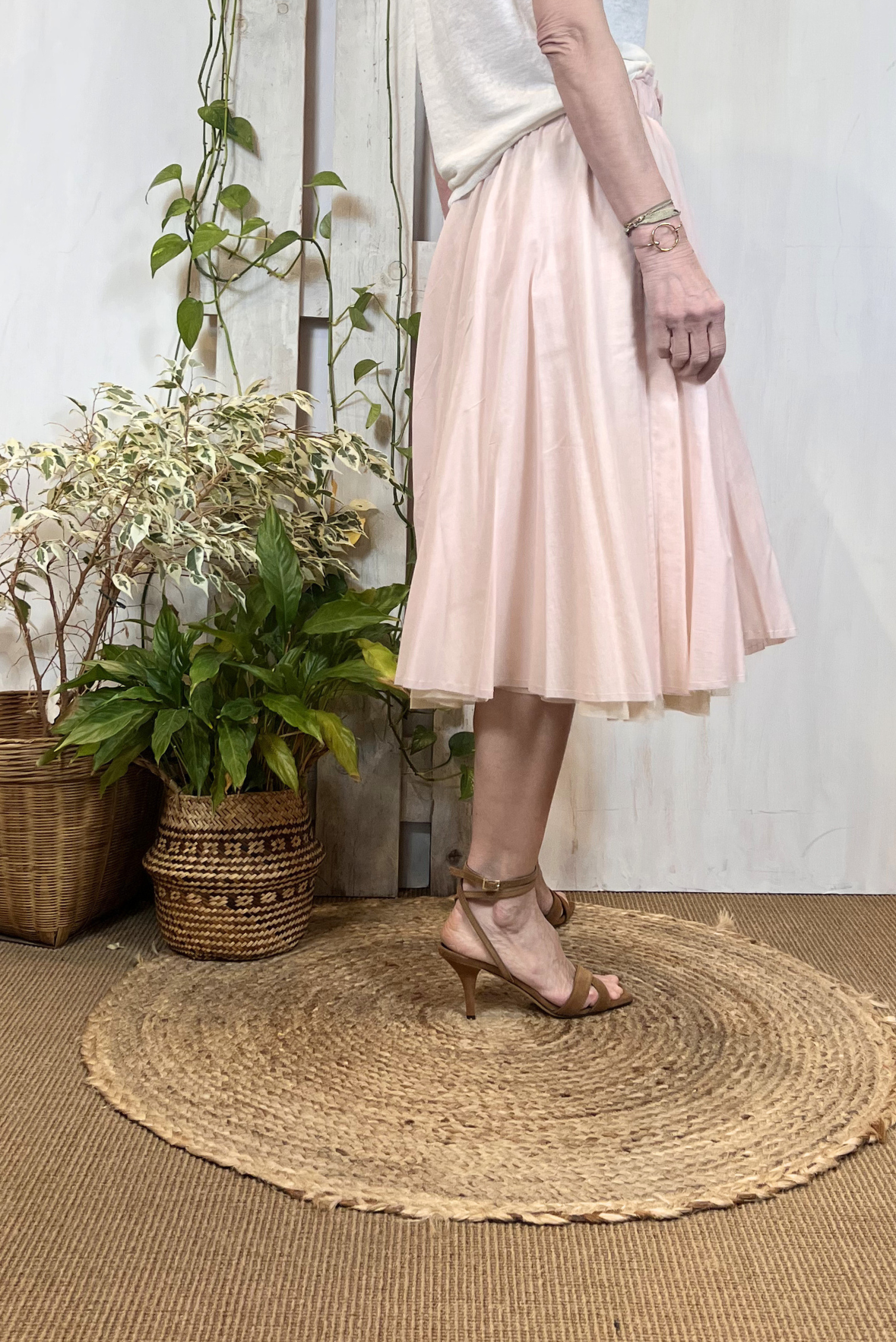 Gonna doppiata tulle