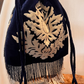 Borsa in velluto con perline