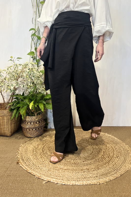 Pantalone con pannello in modal