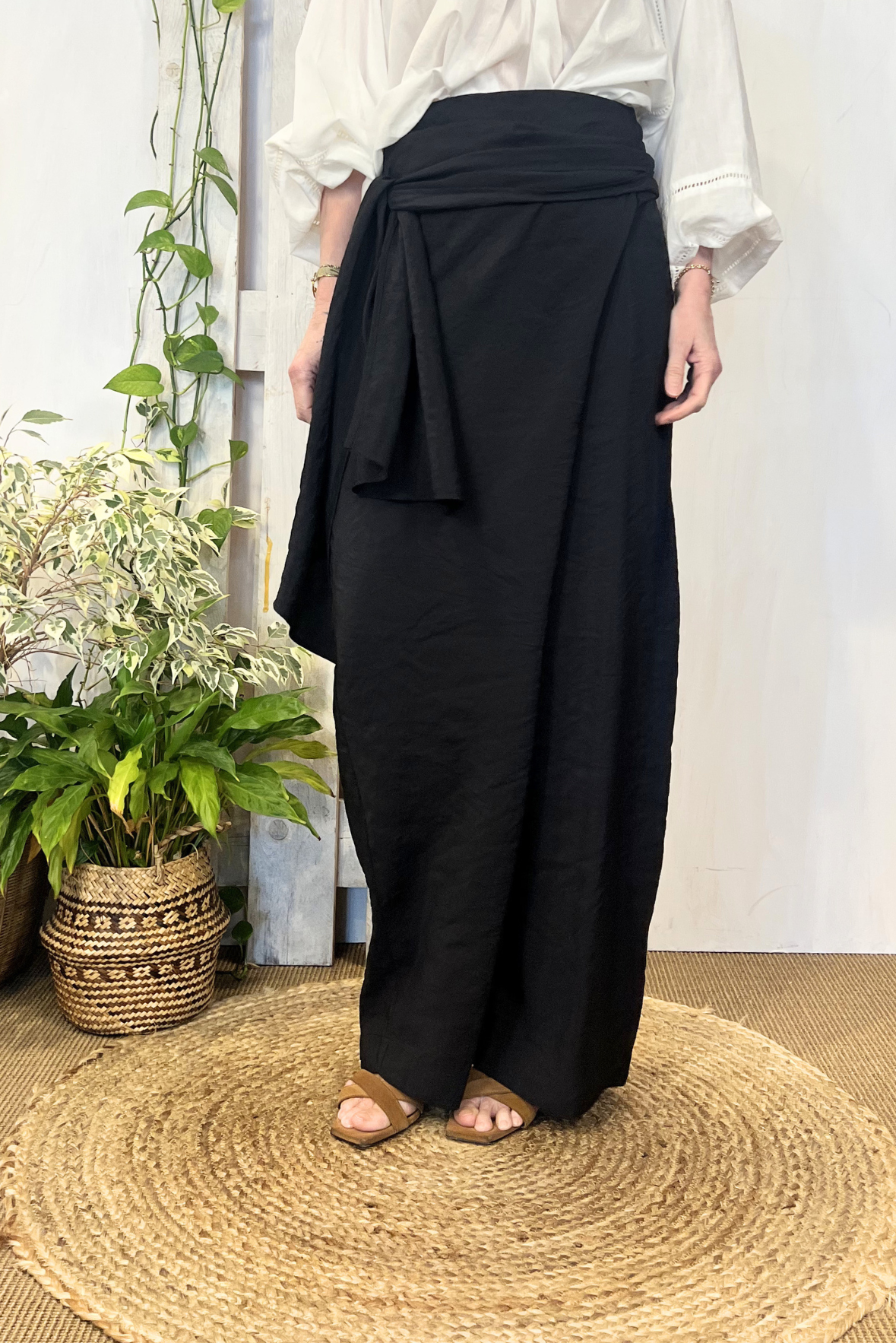 Pantalone con pannello in modal