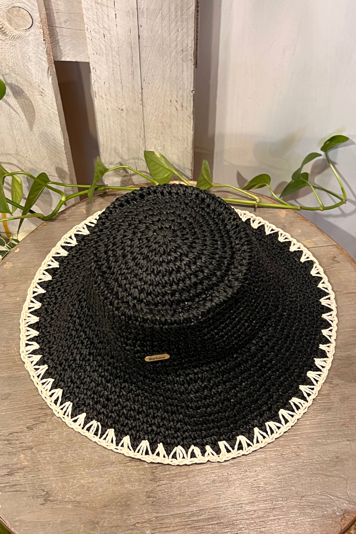 Cappello croche paglia