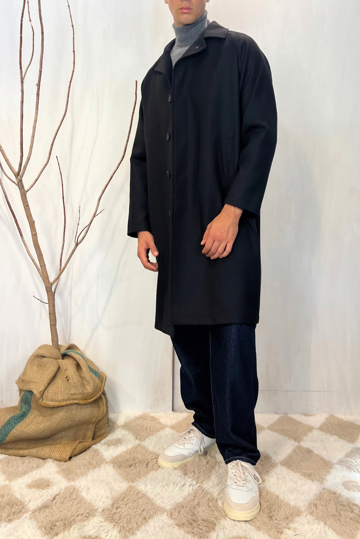 Cappotto in lana Water Repellent