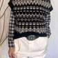 Gilet in maglia jaquard