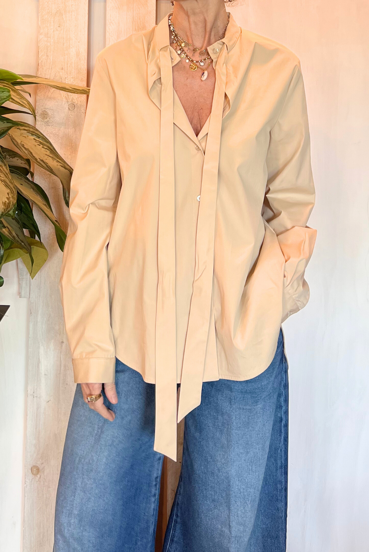 Camicia con cravattino
