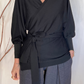 Cardigan incrociato