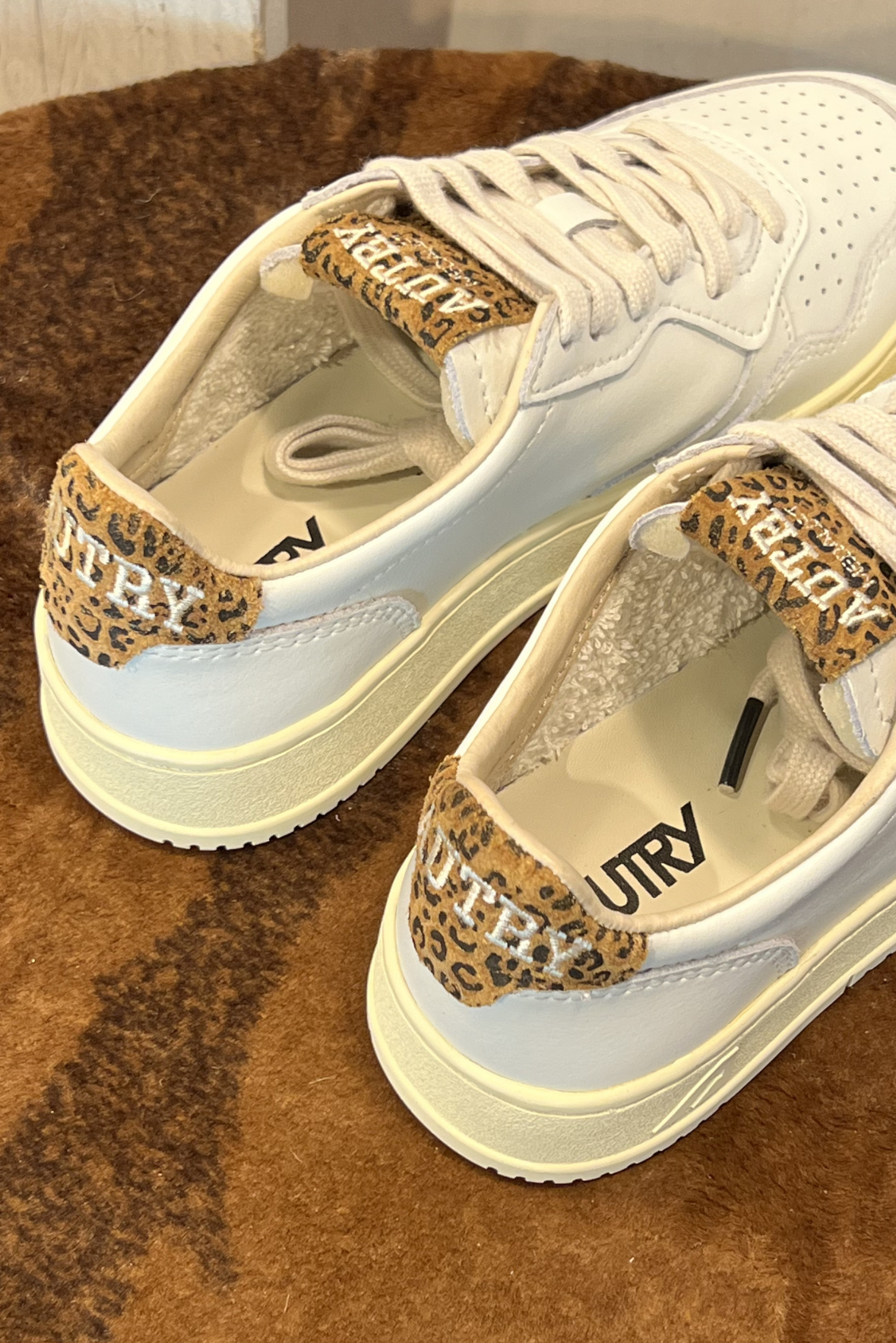Sneakers Medalist dettagli leopardo