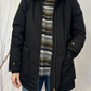 Parka con collo in ecopelliccia