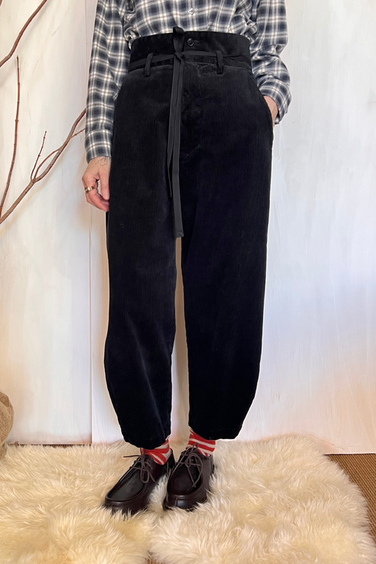 Pantalone balloon velluto
