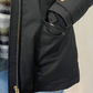 Parka con collo in ecopelliccia