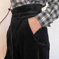 Pantalone balloon velluto