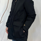 Parka con collo in ecopelliccia