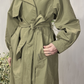 Trench in nylon