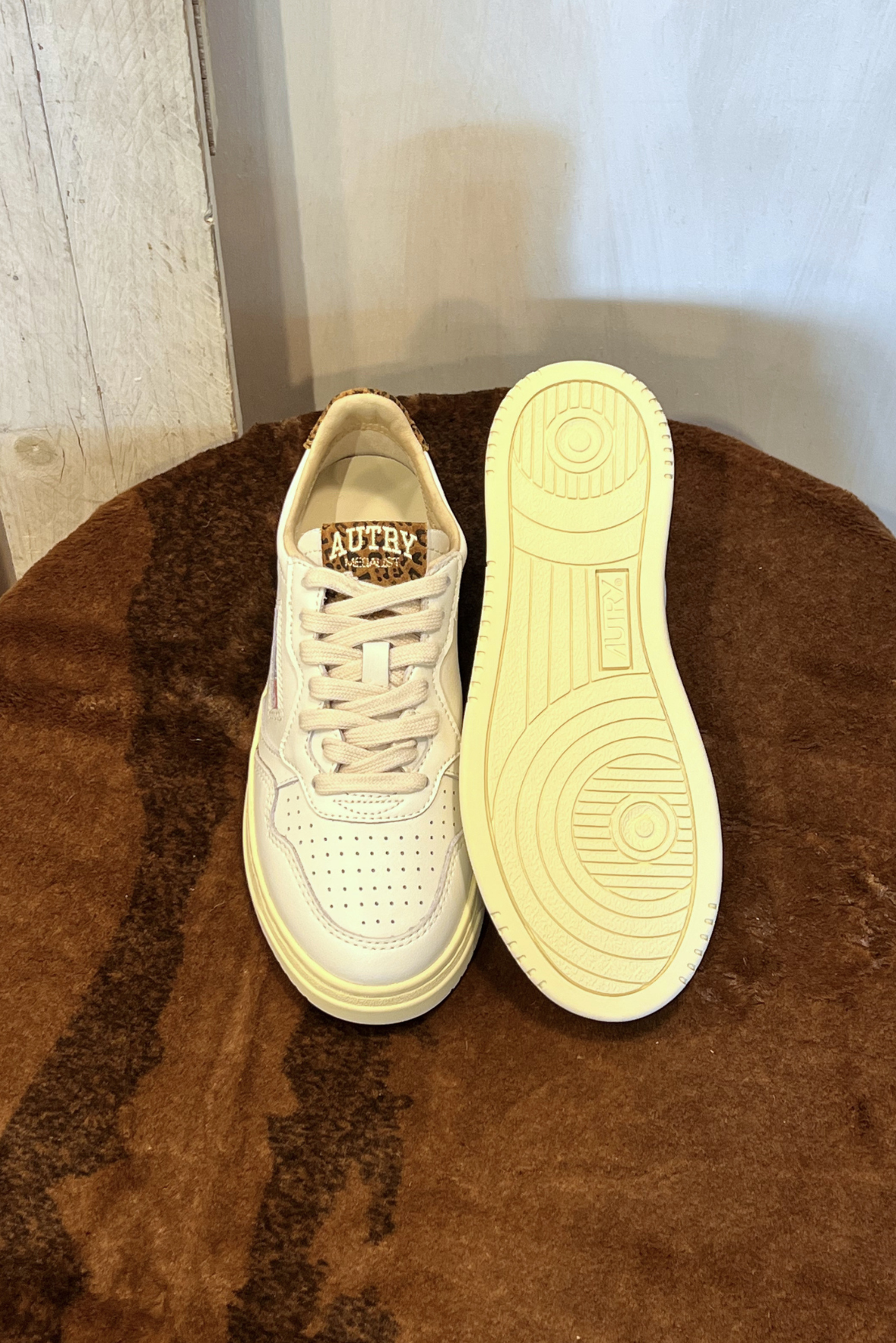 Sneakers Medalist dettagli leopardo